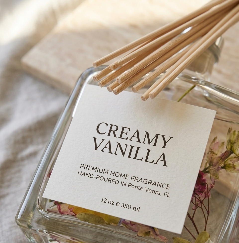 Botanical Reed Diffuser 12 oz | Premium Home Fragrance