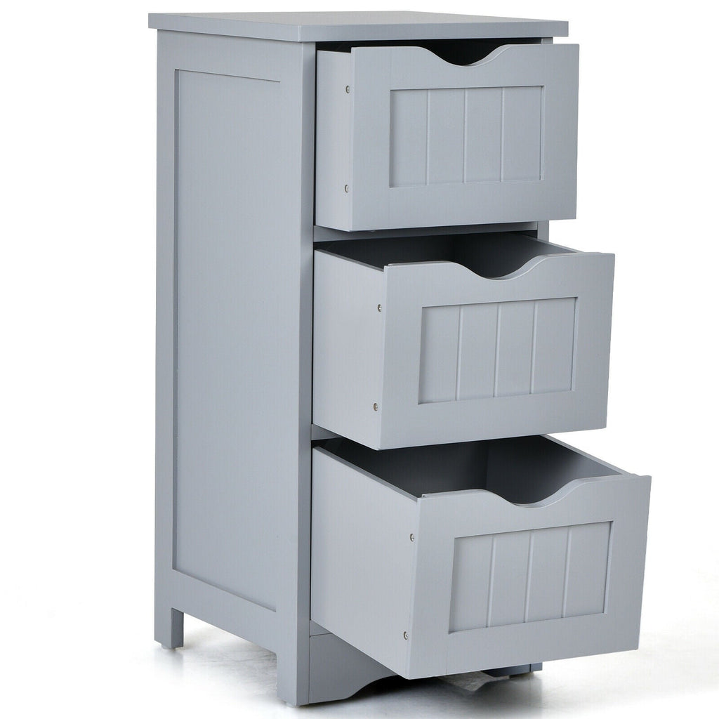 Bathroom Floor Freestanding Storage Organizer with 3 Drawers