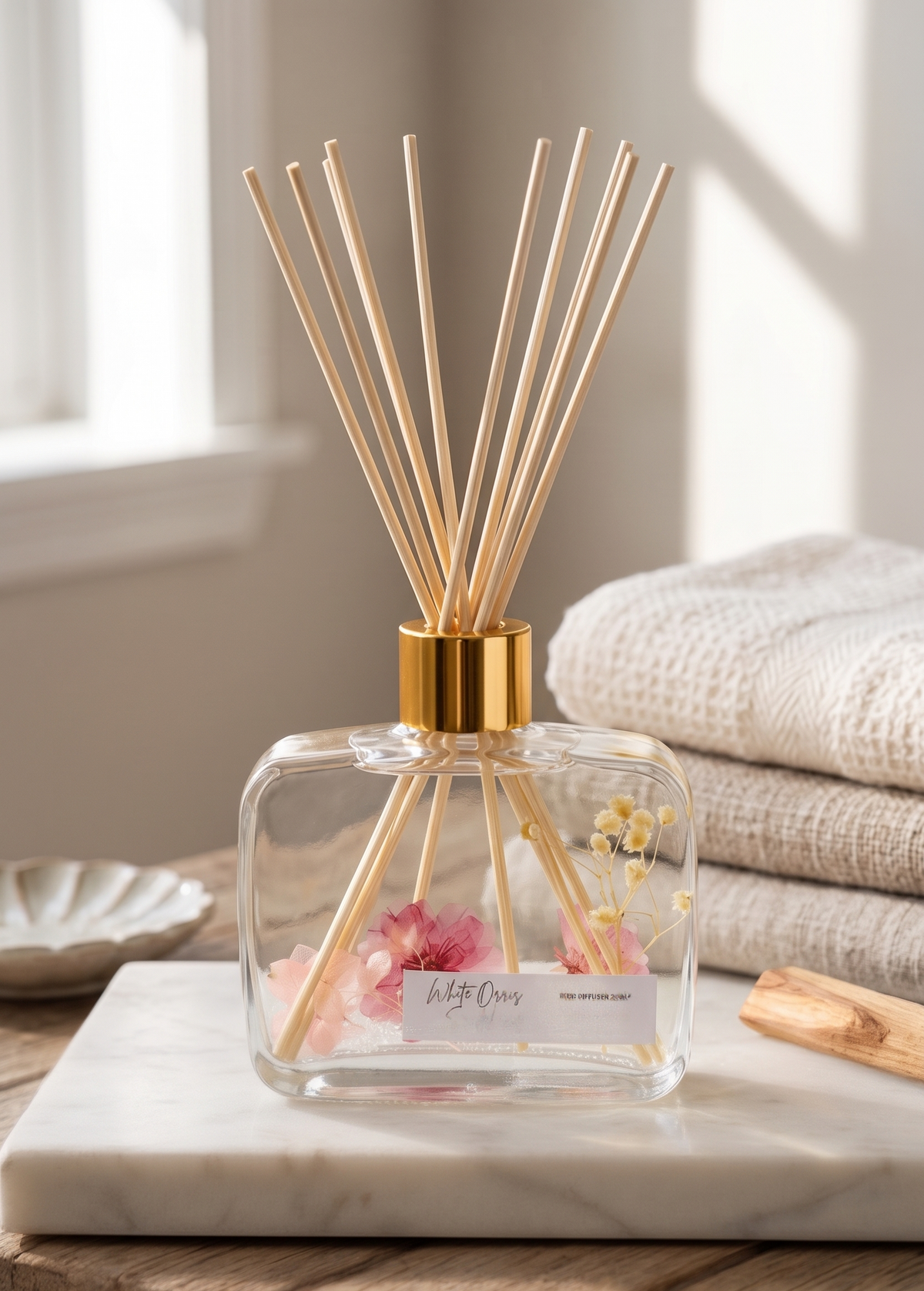 Botanical Reed Diffuser 6.8 oz | Natural Home Fragrance