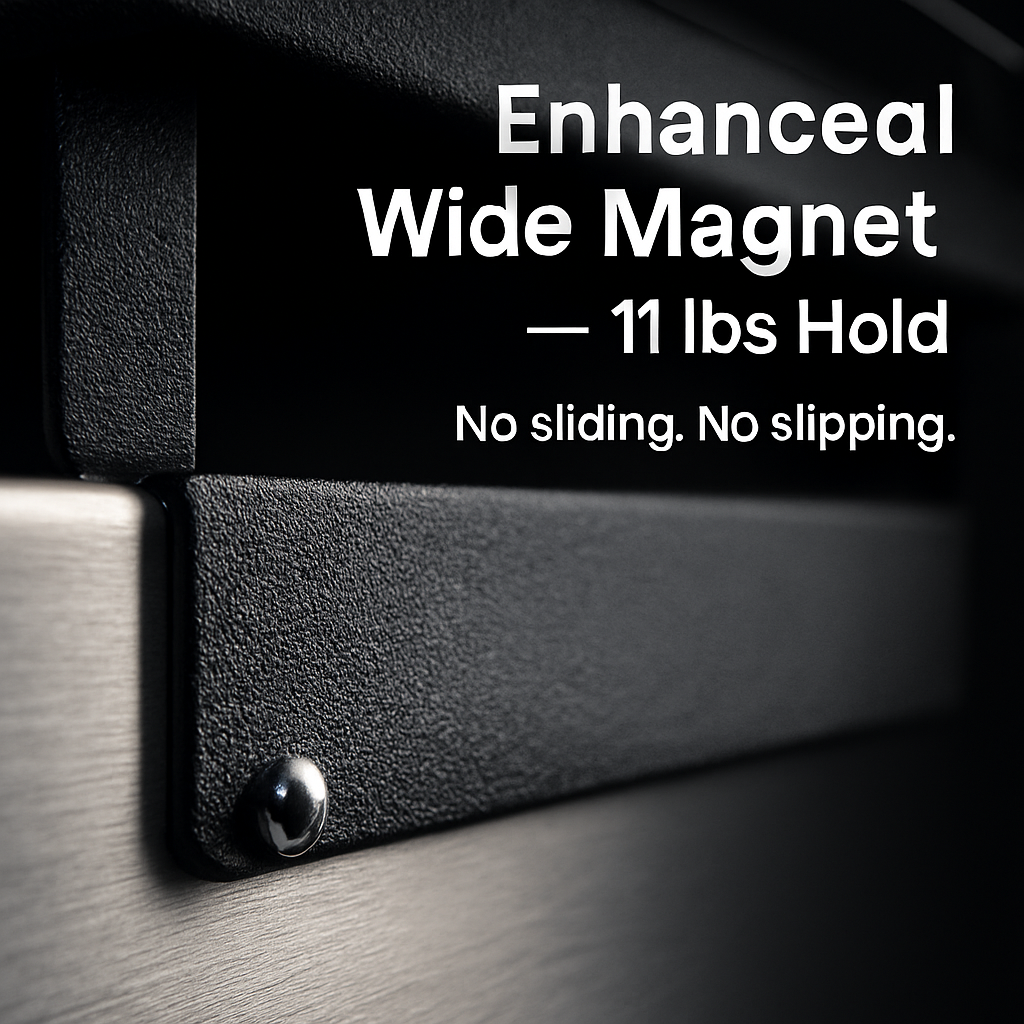 Magnetic Spice Racks for Refrigerator - with Paper Holder