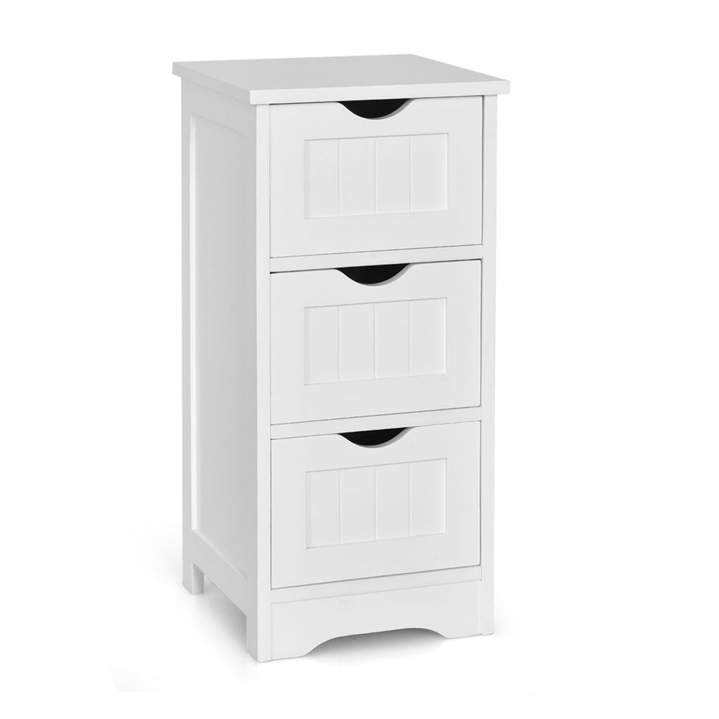 Bathroom Floor Freestanding Storage Organizer with 3 Drawers
